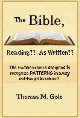 The Bible, As Written?